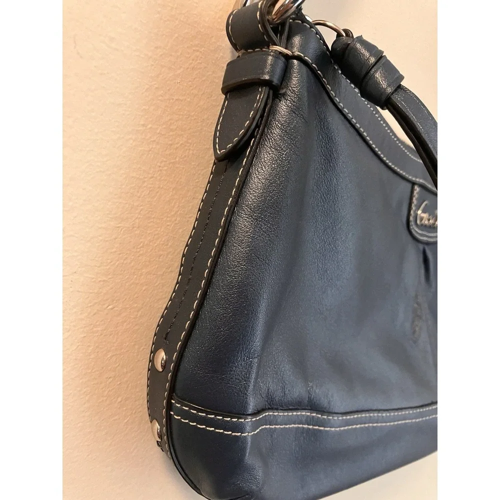 Coach Purse F19729 Park East West Duffle Blue Leather Convertible NWOT Hang Tags